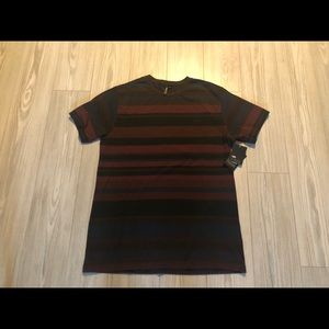 New RVCA Striped T Shirt
